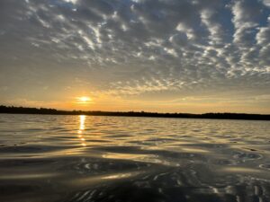 Fishing Creek Reservoir at sunrise